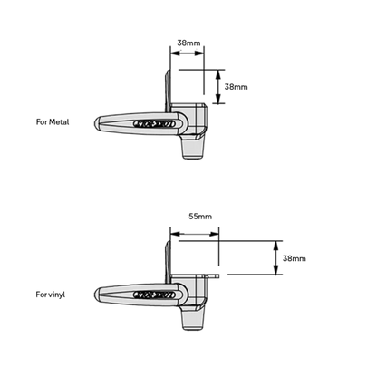 D&D TECH LOKKBOLT 450MM METAL
