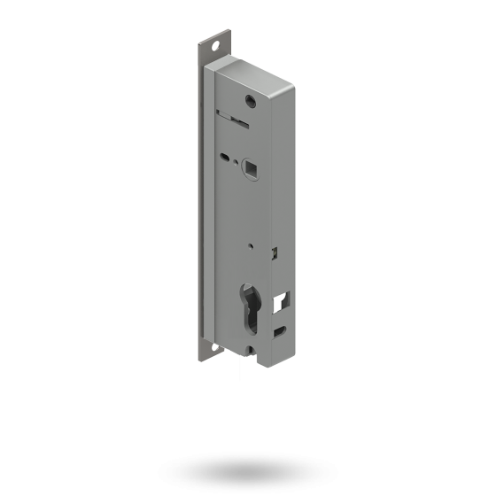 INDURO HINGED DOOR 2PT 40MM BS ST - LOCK ONLY
