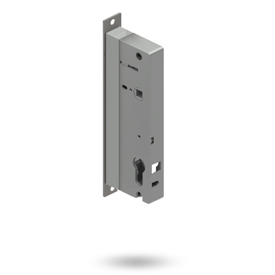 INDURO HINGED DOOR 2PT 50MM BS ST - LOCK ONLY