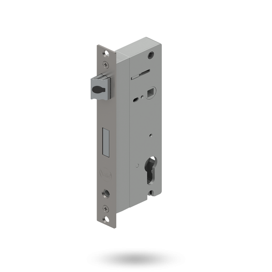 INDURO HINGED DOOR 2PT 50MM BS ST - LOCK ONLY