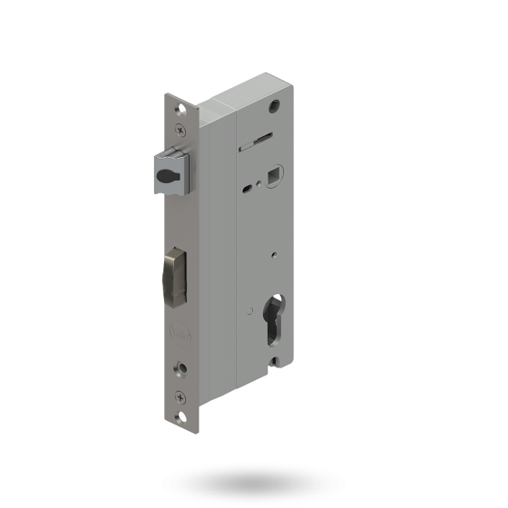INDURO HINGED DOOR 2PT 60MM BS ST - LOCK ONLY