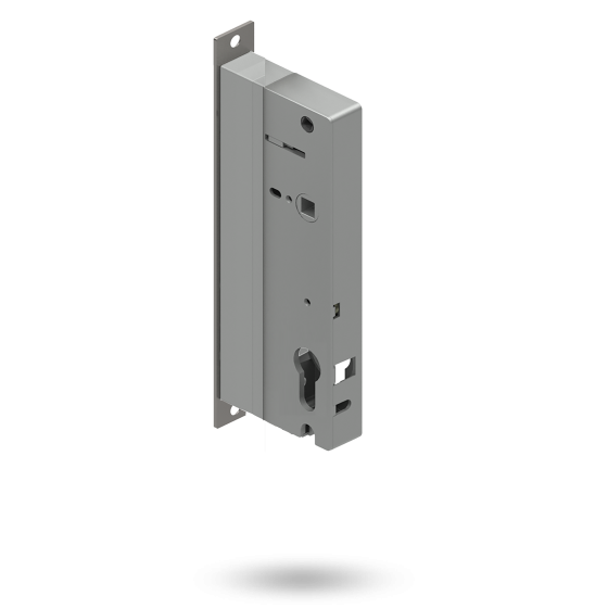 INDURO HINGED DOOR 2PT 60MM BS ST - LOCK ONLY