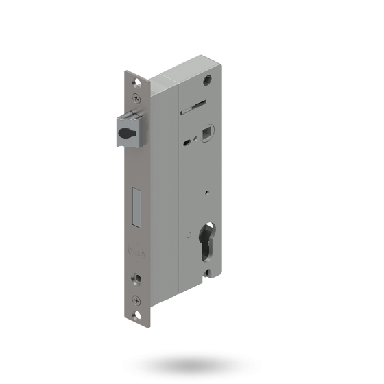 INDURO HINGED DOOR 2PT 60MM BS ST - LOCK ONLY