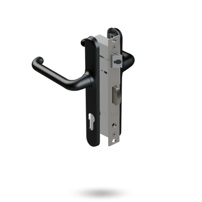 YALE VERONA INDURO HINGED DOOR 2PT 30MM BS ST - NO CYLINDER