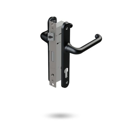 YALE VERONA INDURO HINGED DOOR 2PT 30MM BS ST - NO CYLINDER