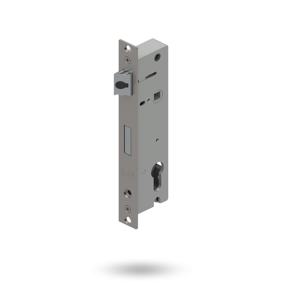 YALE VERONA INDURO HINGED DOOR 2PT 30MM BS ST - NO CYLINDER