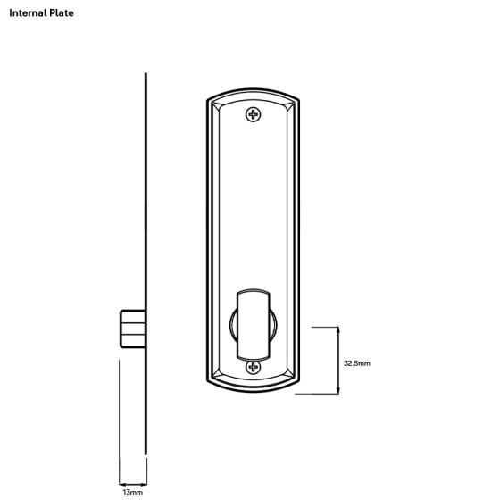 LOCKWOOD MECHANICAL DIGITAL LOCKSET - TUBULAR LATCH 60MM - SATIN CHROME