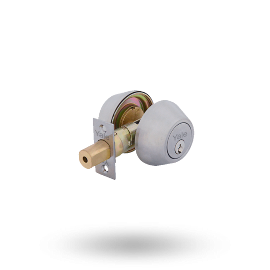 YALE DEADBOLT DOUBLE CYLINDER 5PIN 60MM/70MM BS - STAINLESS STEEL