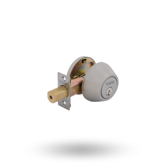YALE DEADBOLT CYLINDER WITH TURN 6PIN 60MM/70MM BS - STAINLESS STEEL