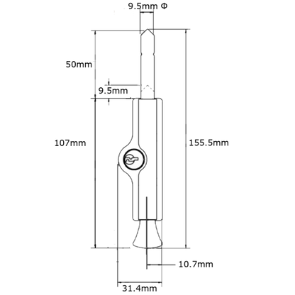 PATIOBOLT SINGLE - BLACK