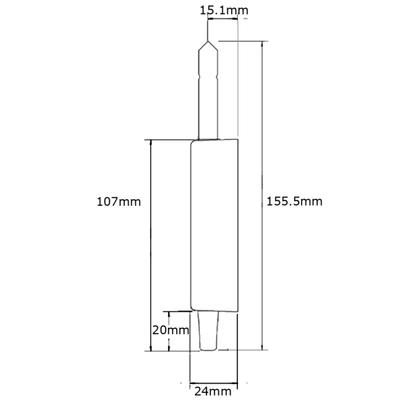 PATIOBOLT SINGLE - BLACK