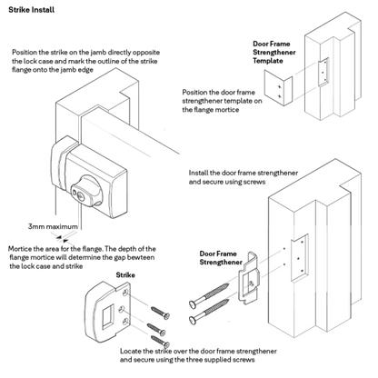 LOCKWOOD RIMLOCK DEADLATCH KNOB DOUBLE CYLINDER - EVERBRASS