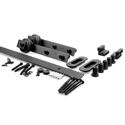 RUSTIC 100-FLAT TRACK BLACK SYSTEM 3M KIT