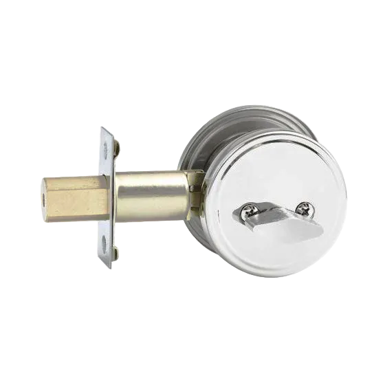 YALE DEADBOLT CYLINDER WITH TURN 6PIN 60MM/70MM BS - POLISHED BRASS