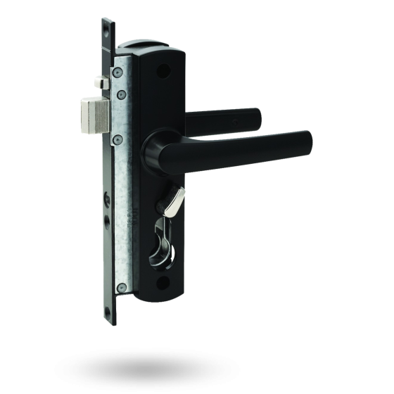 YALE TASMAN MKII SCREEN DOOR LOCK SET - BLACK