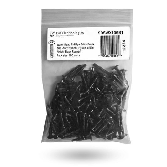 D&D TECH SCREW WAFER HD PHILIPS 10G 16X25MM - PACK
