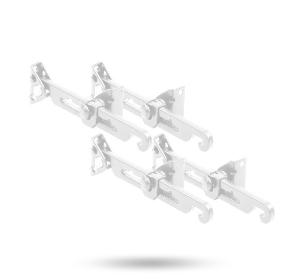 YALE WINDOW SECURISTAY SAFETY RESTRICTOR - ALUMINIUM - WHITE