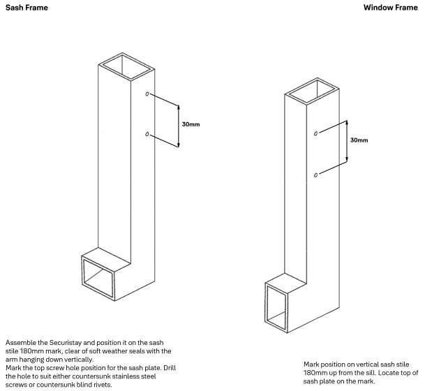 YALE WINDOW SECURISTAY SAFETY RESTRICTOR - ALUMINIUM - WHITE