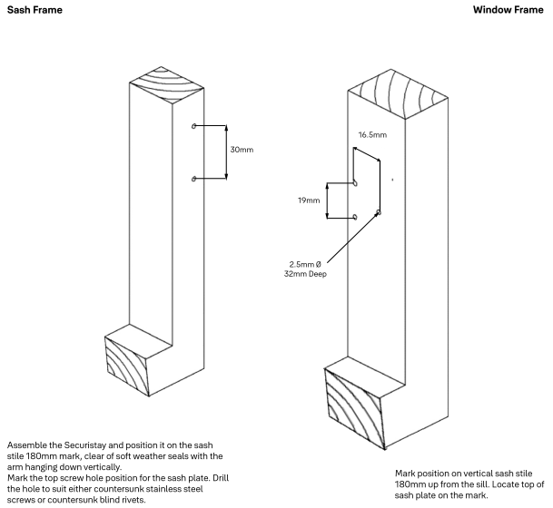 YALE WINDOW SECURISTAY SAFETY RESTRICTOR - TIMBER - WHITE