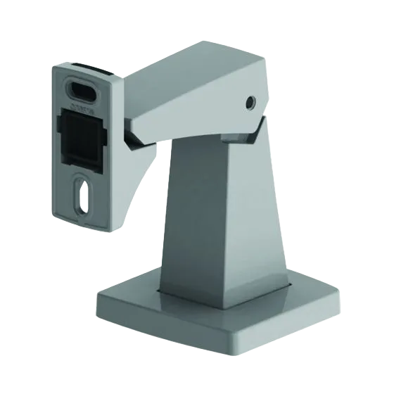 STEADFAST DOOR STOP FLOOR MOUNT 100MM - BLACK