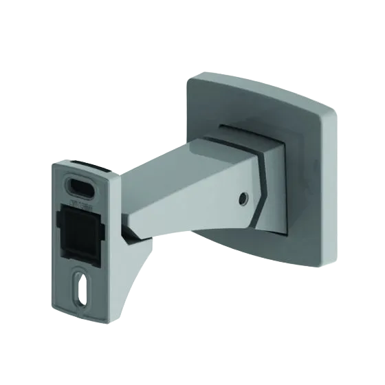 STEADFAST DOOR STOP WALL MOUNT 100MM - BLACK