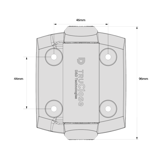 D&D TECH TRUCLOSE REGULAR SELF-CLOSING HINGE