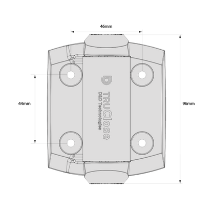 D&D TECH TRUCLOSE REGULAR SELF-CLOSING HINGE