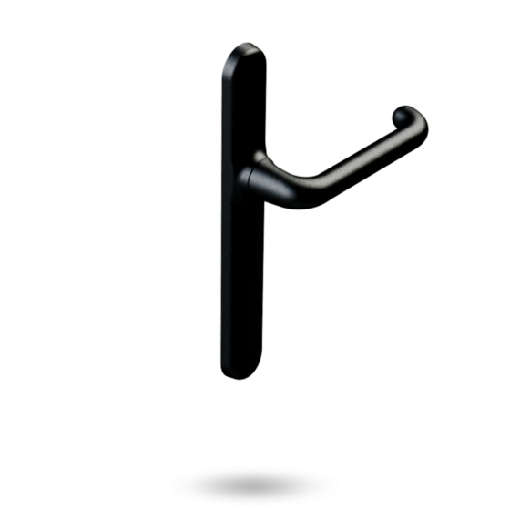 YALE VERONA HANDLE SET - PASSAGE NON-LOCKING