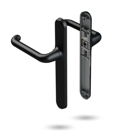 YALE VERONA HANDLE SET - PASSAGE NON-LOCKING