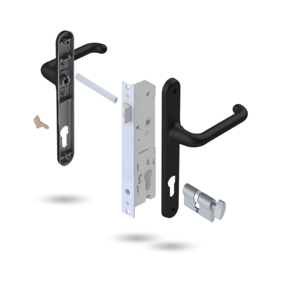 YALE VERONA OPTIMUM HINGED DOOR LOCK SET