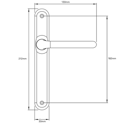 YALE VERONA OPTIMUM HINGED DOOR LOCK SET