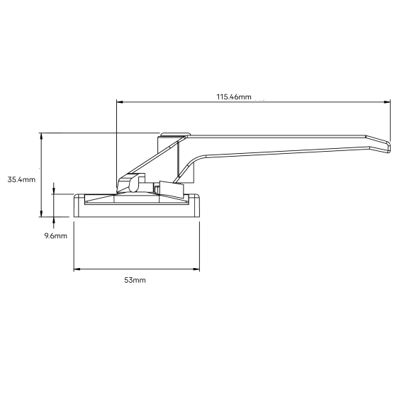 WEDGELESS LOCKING WINDOW FASTENER/HANDLE FACE FIX