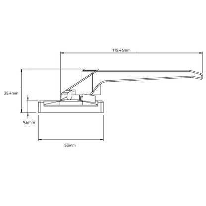 WEDGELESS LOCKING WINDOW FASTENER/HANDLE FACE FIX