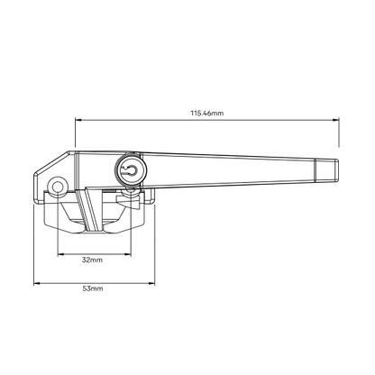 WEDGELESS LOCKING WINDOW FASTENER/HANDLE FACE FIX