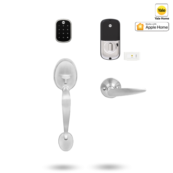 YALE ASSURE SL SMART-READY LOCK WITH MAYFAIR GRIPSET