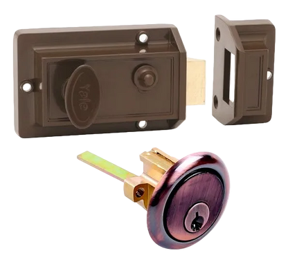 YALE RIMLOCK NIGHTLATCH WITH SNIB
