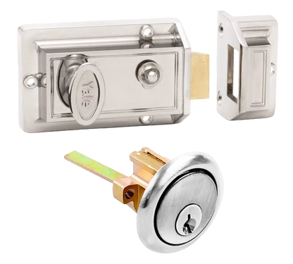 YALE RIMLOCK NIGHTLATCH WITH SNIB