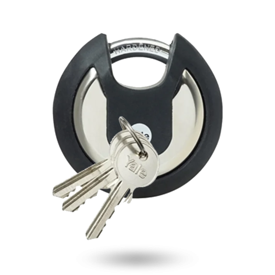 YALE PADLOCK STEEL ROUND CLOSED SHACKLE 70MM