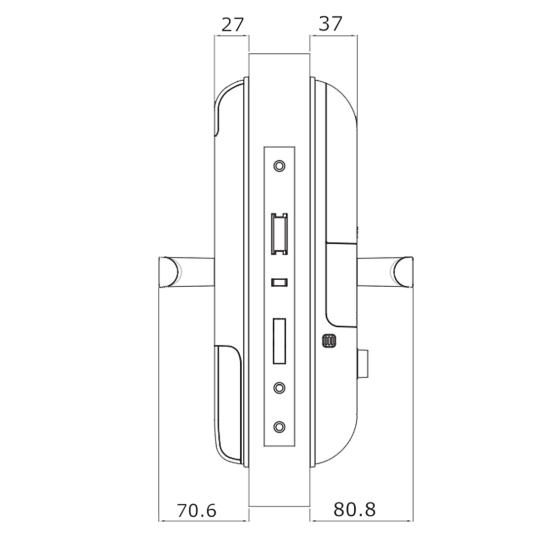 YALE YDM3109A DIGITAL MORTICE LOCK SMART-READY