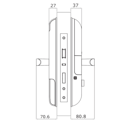 YALE YDM3109A DIGITAL MORTICE LOCK SMART-READY