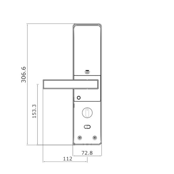 YALE YDM3109A DIGITAL MORTICE LOCK SMART-READY