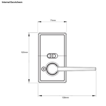 YALE LIBI KEYED DIGITAL LEVER